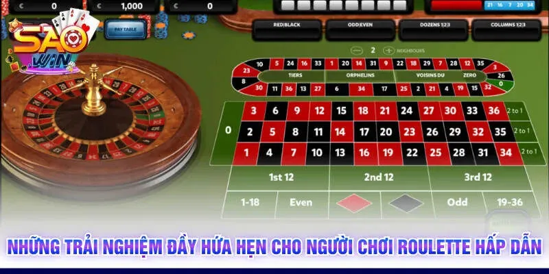 Những trải nghiệm đầy hứa hẹn cho người chơi Roulette hấp dẫn